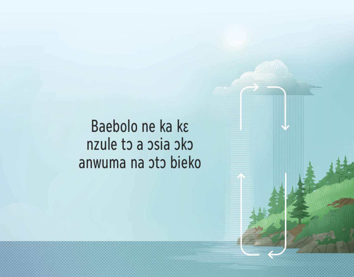 Baebolo ne ka kɛ nzule tɔ a ɔsia ɔkɔ anwuma na ɔtɔ bieko. Bɛhile kɛzi nzule vi azɛlɛ ye azo kɔ anwuma na ɔtɔ la.