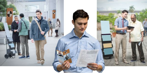 Ӕрыгон ӕфсымӕрӕн йӕ иу къухы ис анкетӕ ӕххӕстрӕстӕг пионерӕй лӕггад кӕныны тыххӕй, иннӕ къухы та – буклет университеты ахуыр кӕныны тыххӕй