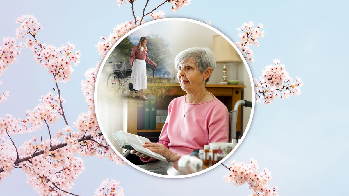 Ацӕргӕ хо инвалиды коляскӕйы бады ӕмӕ Библи кӕсы. Йӕ цӕстытыл уайын кӕны, дзӕнӕты ӕрыгон куыд суыдзӕн ӕмӕ йӕ инвалиды коляскӕйӕ куыд сыстдзӕн ӕмӕ та ногӕй йӕ къахыл куыд цӕудзӕн.