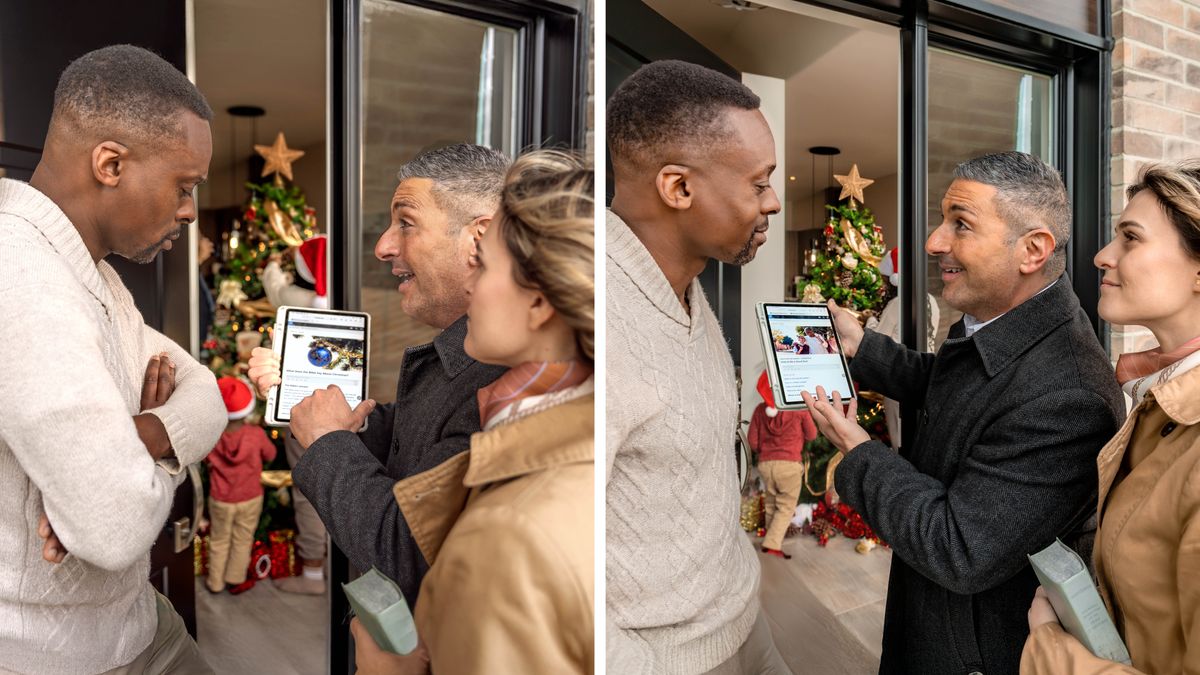 Дыууӕ нывыл ӕвдыст ис, ус ӕмӕ лӕг нӕлгоймагӕн йӕ дуары раз хорз хабар куыд хъусын кӕнынц, йӕ бинонтӕ та заз бӕласыл хъазӕнтӕ ауындзынц. 1. Ус ӕмӕ лӕг нӕлгоймагӕн ӕвдисынц статья «Что говорится в Библии о Рождестве?» сайты jw.org. Нӕлгоймагӕн йӕ къухтӕ йӕ дӕлӕрмтты, афтӕмӕй мӕстыйӕ лӕууы. 2. Ус ӕмӕ лӕг нӕлгоймагӕн ӕвдисынц статья «Как быть хорошим папой» сайты jw.org. Нӕлгоймаг мидбылхудгӕйӕ лӕмбынӕг хъусы.