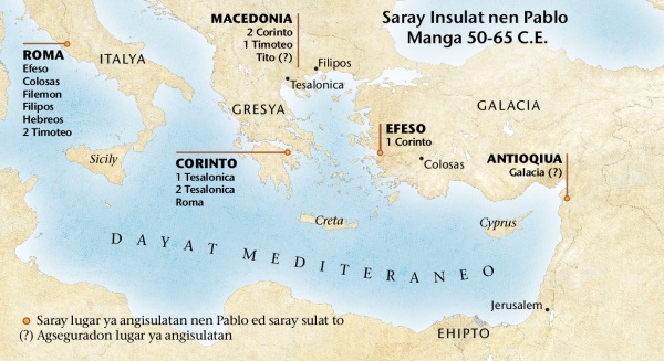 Mapa na iner nansulat si Pablo