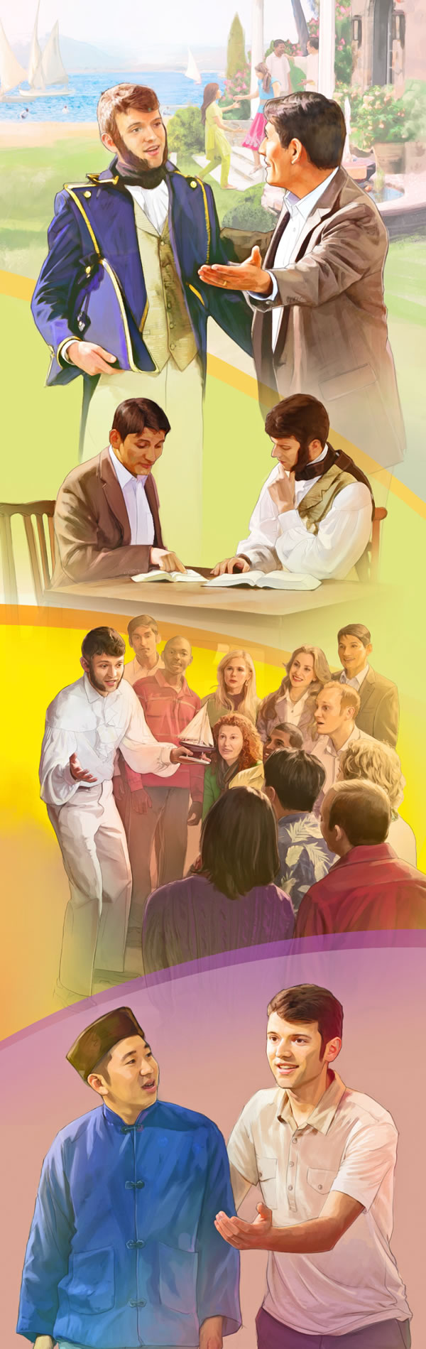 Un hòmber ku a ser resusitá na bida den Paradeis ta siña tokante Dios. Despues e hòmber ta yuda otronan ku tambe a ser resusitá.