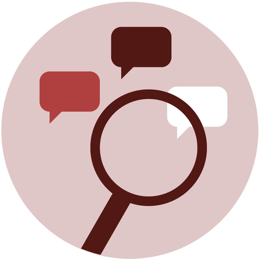 Wanfala magnifying glass.