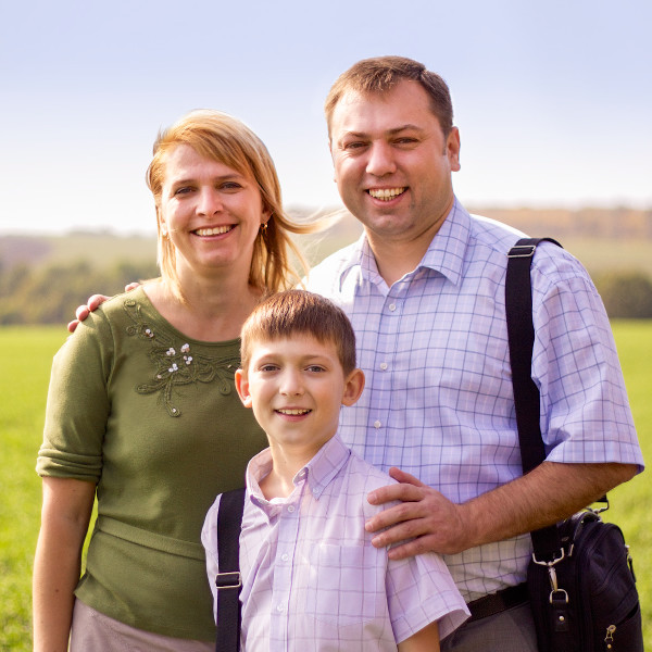Oksana, Aleksey, and Yury