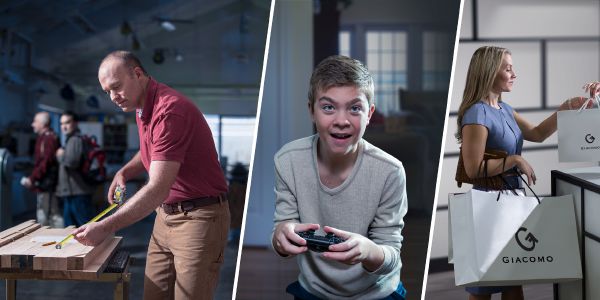 Wanfala brata hem waka ovataem, wanfala boy pleim video game, wanfala sista hem shopping