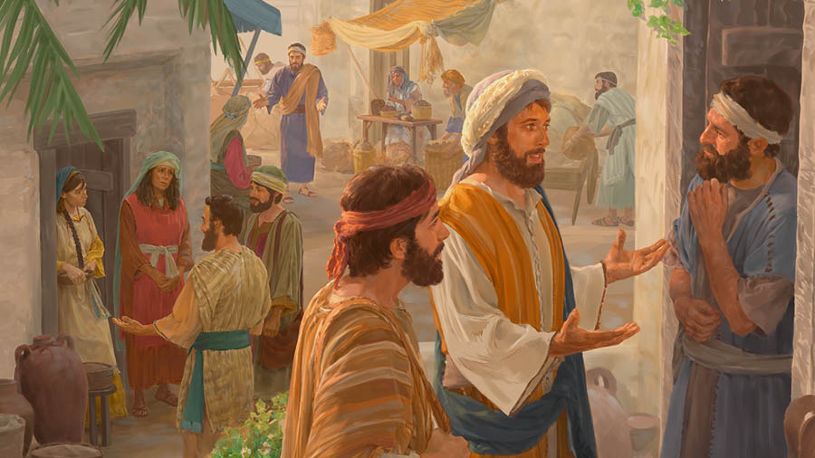 Olketa Christian lo first century busy lo waka for preach from haos tu haos and lo pipol wea salem samting lo saed road.