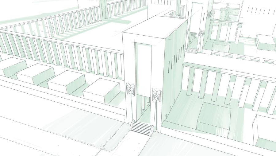 Świątynia z wizji Ezechiela.