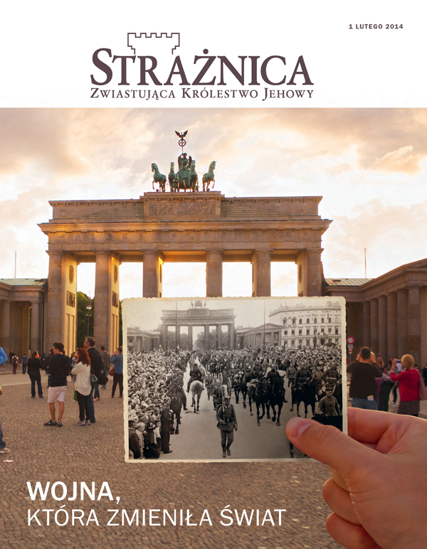 Brama Brandenburska w Berlinie i grupa żołnierzy