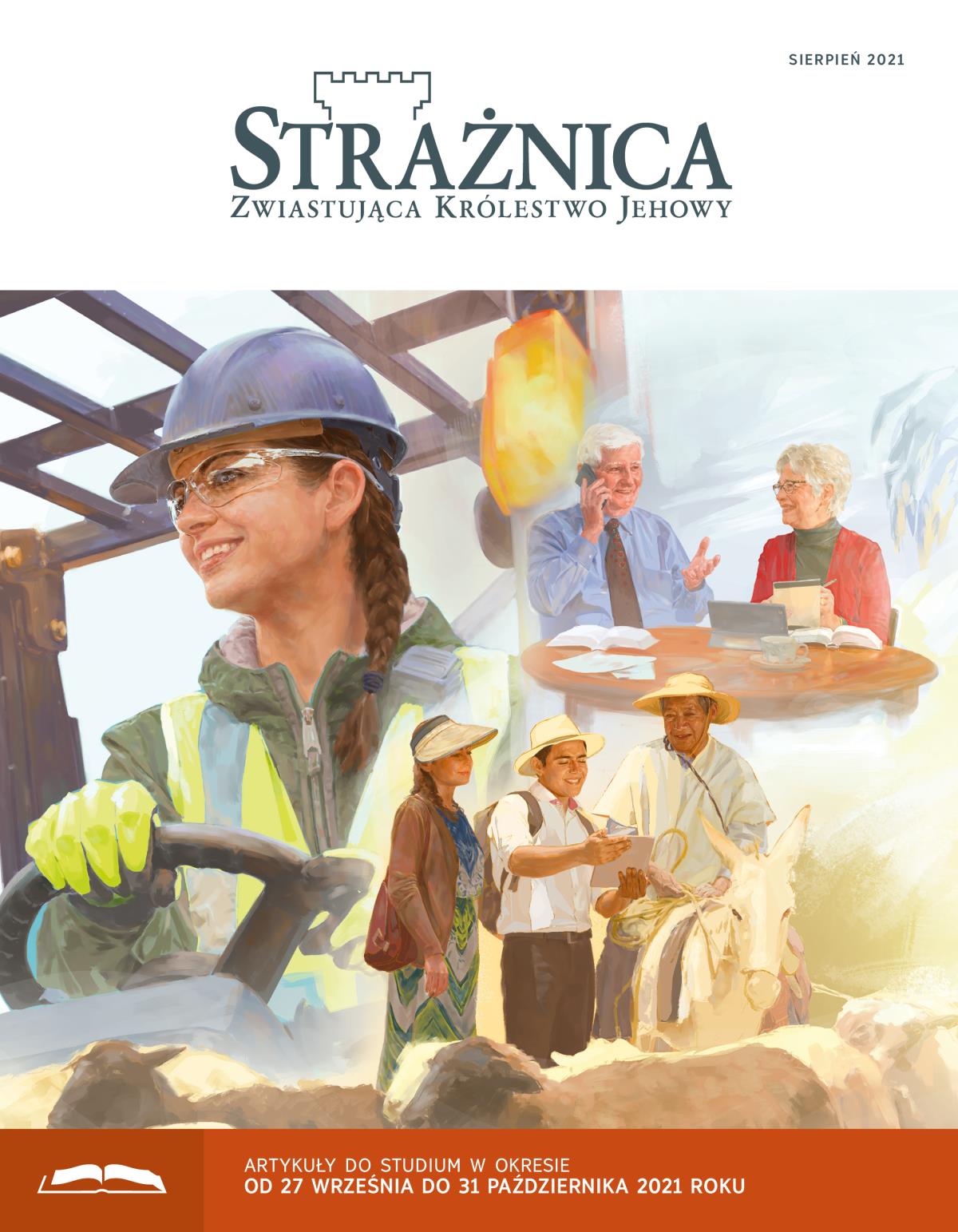 Strażnica do studium — sierpień 2021.