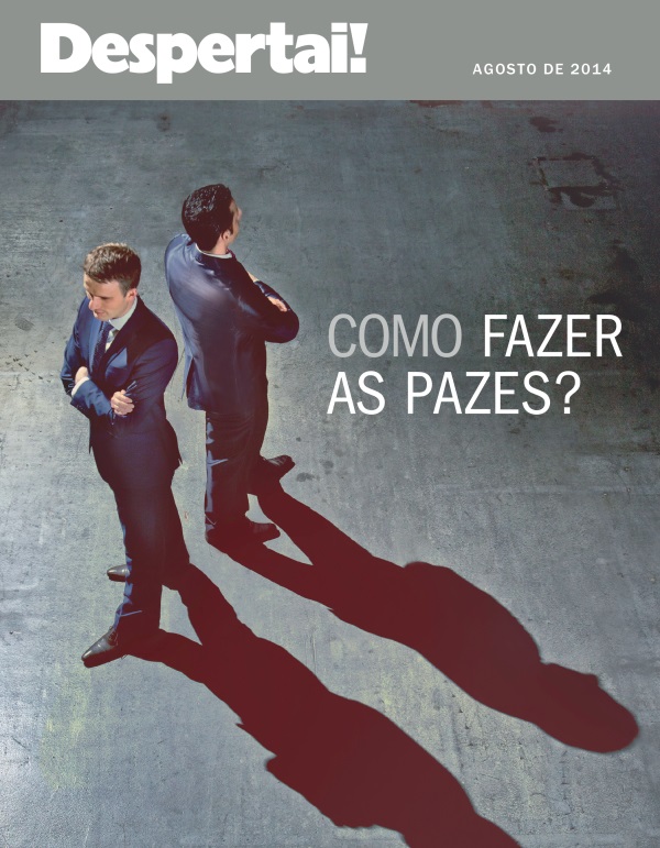Capa da revista Despertai! de agosto de 2014 | Como fazer as pazes?
