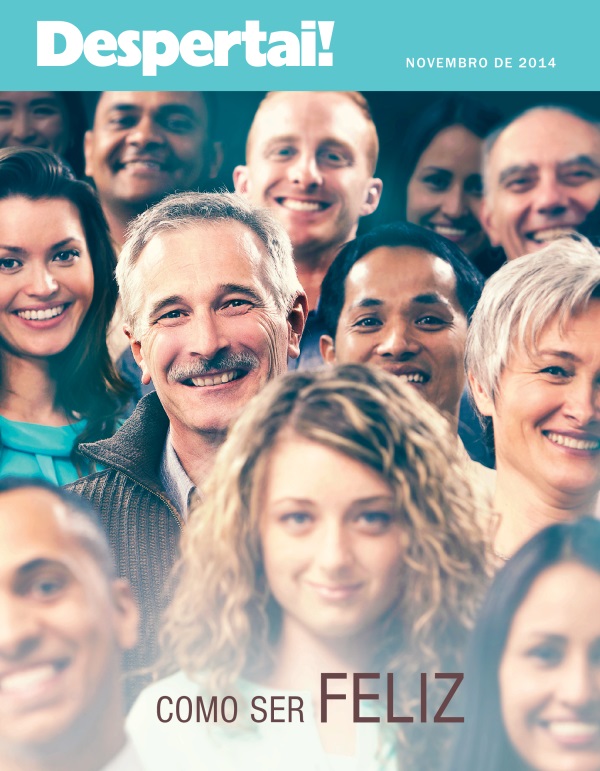 Capa da revista Despertai! de novembro de 2014 | Como ser feliz