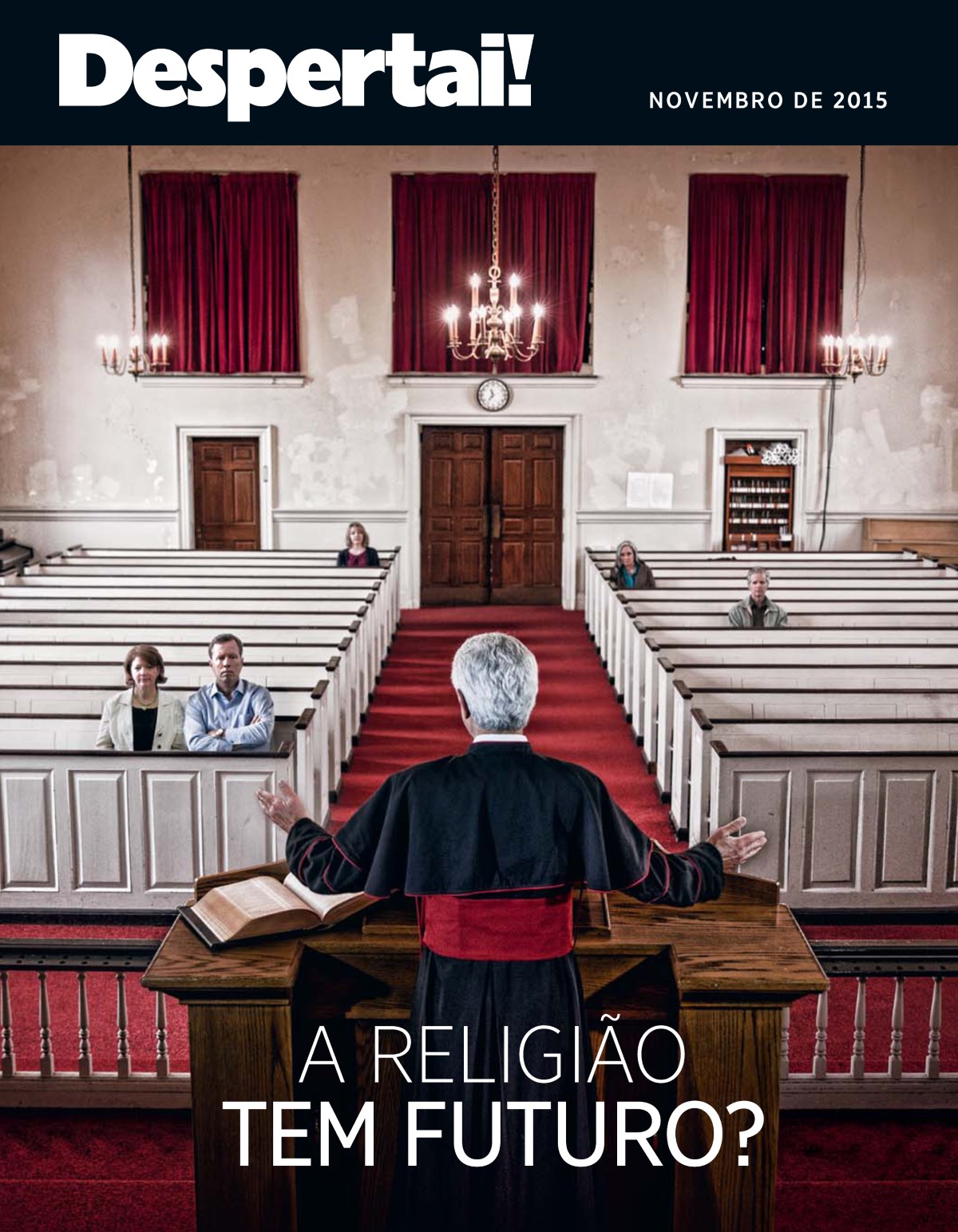 Capa da revista Despertai!, novembro de 2015 | A religião tem futuro?