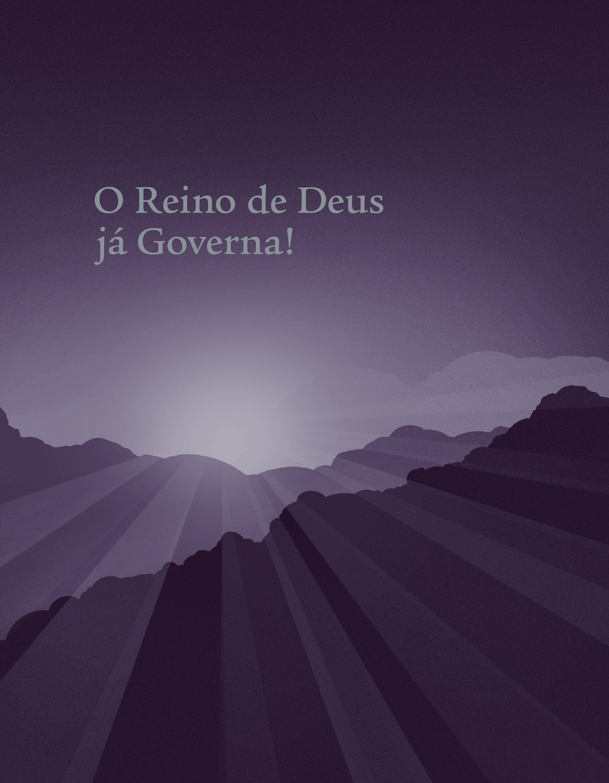 Capa do livro O Reino de Deus já Governa!