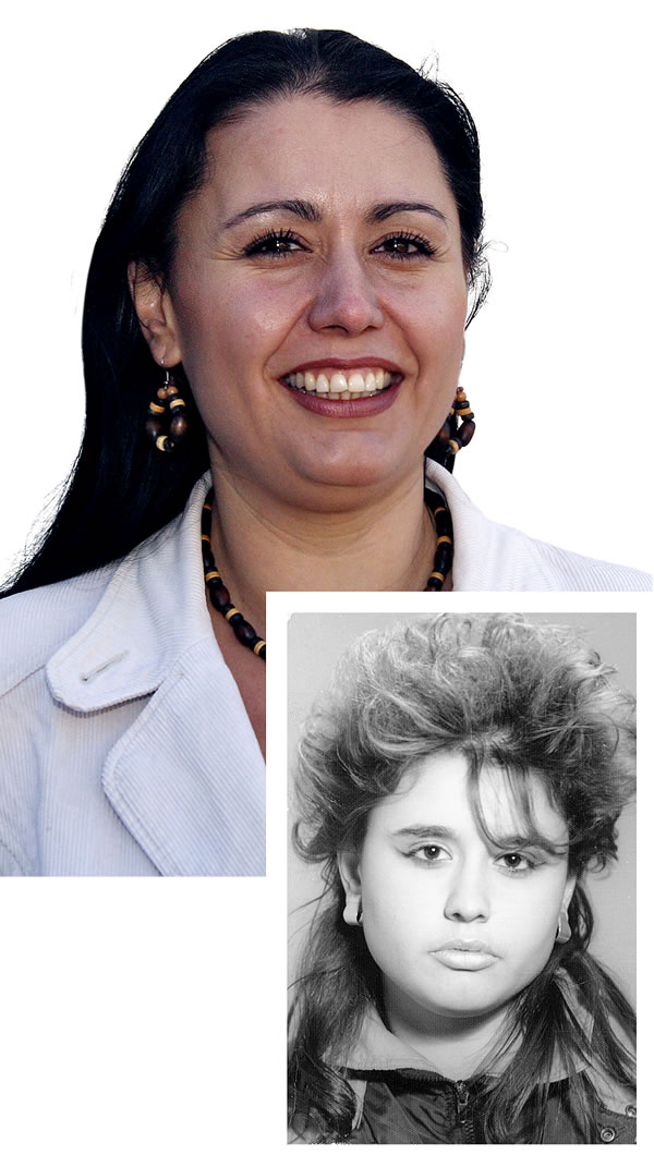 Nabiha Lazarova antes e depois de estudar a Bíblia