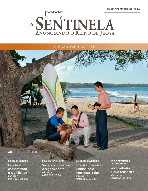 Capa da Edição Fácil de Ler da Sentinela de 15 de dezembro de 2014