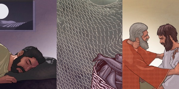 As ilustrações de Jesus sobre o semeador que dorme, a rede de pesca e o filho pródigo