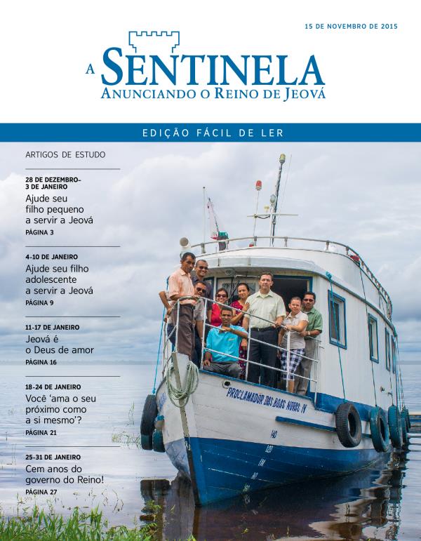 Capa da Edição Fácil de Ler de A Sentinela, 15 de novembro de 2015