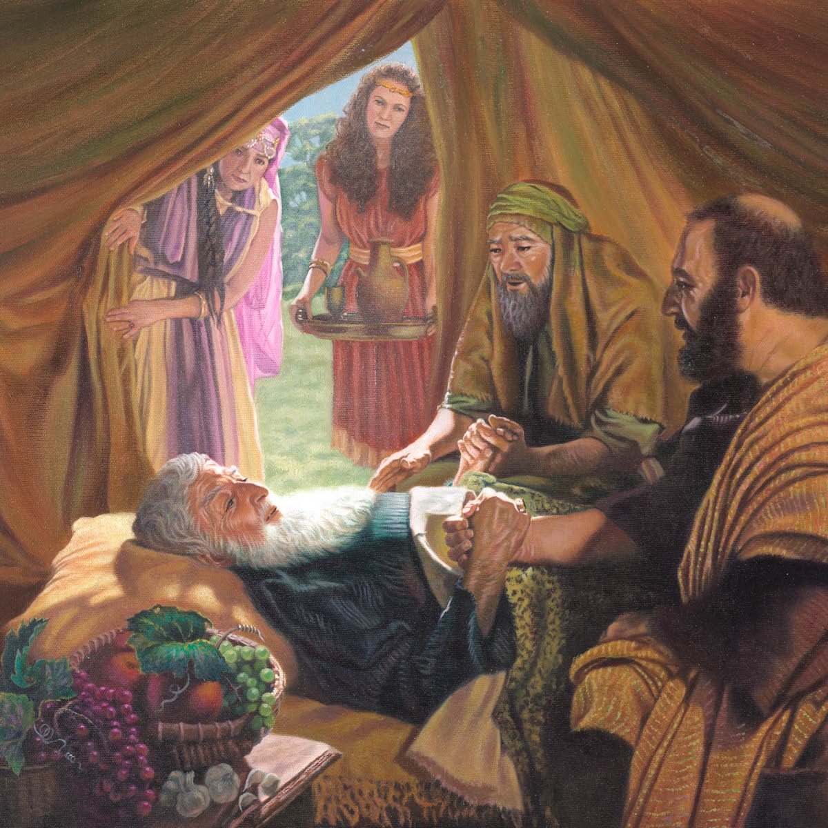 Abrahamqa puñunanpi sinchʼi onqosqa