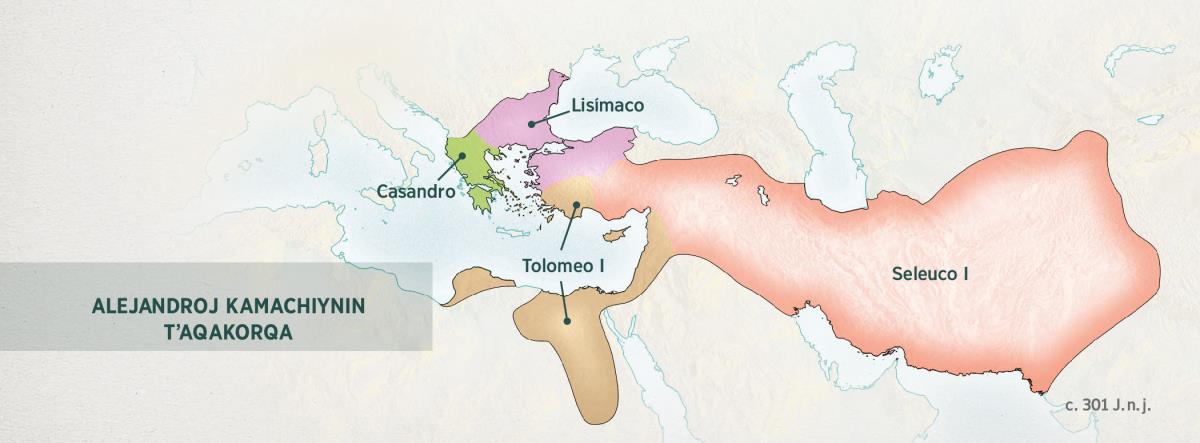 Alejandro Magnoj tawa soldadosnin Grecia suyuta tʼaqanakusqanku