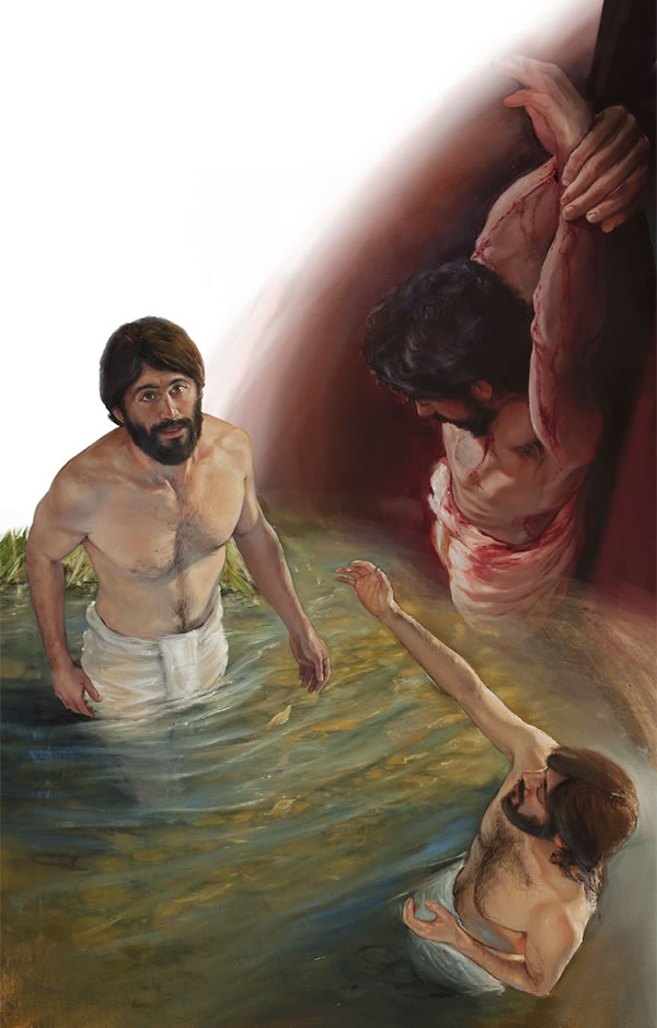 Jesusqa bautizakushan. Jesusta wañuchinku