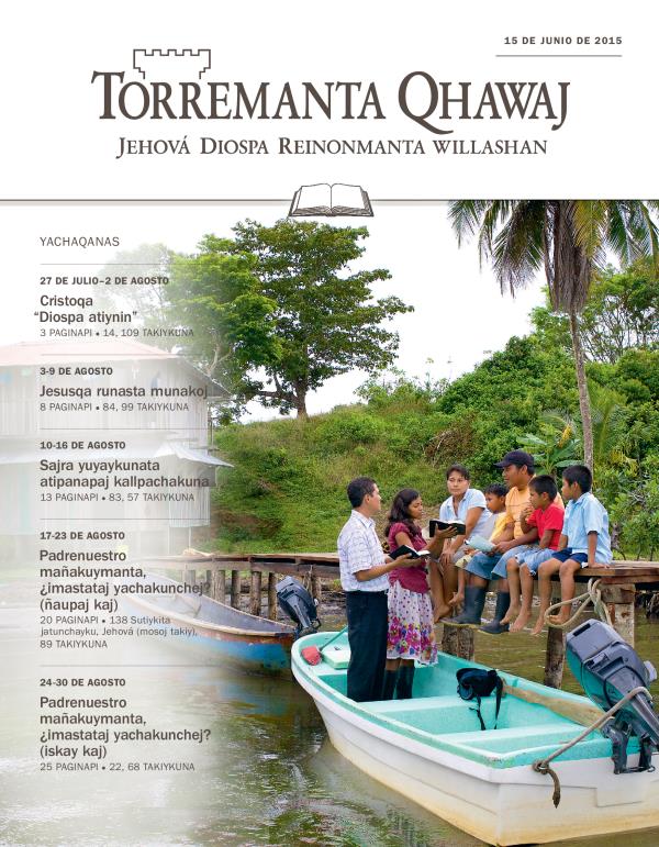 15 de junio de 2015 Torremanta Qhawaj revista (Qotuchakuypaj)