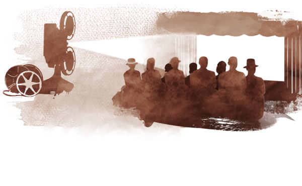 Runakuna huk peliculata qhawashanku