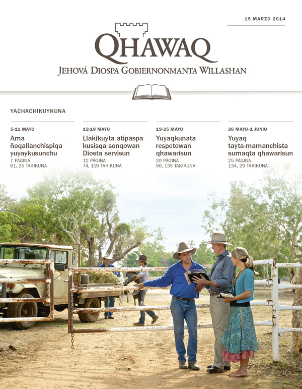 Australia nacionpi Testigokunan wakakuna uywananku campokunapi tiyaq runakunata predicashanku