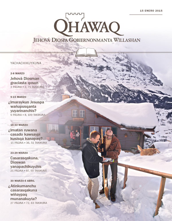 Tapanpi kaq: Qhawaq (huñunakuypi estudianapaq), 15 enero 2015