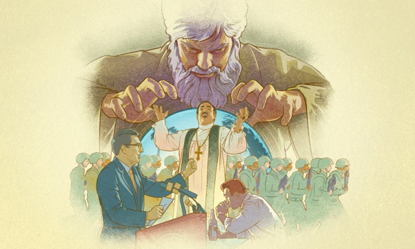 Satan deţine controlul asupra lumii din punct de vedere politic, militar, religios, precum şi asupra oamenilor