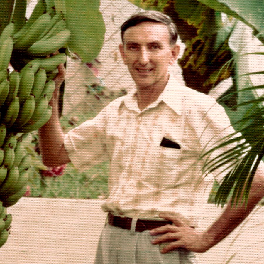 Ronald Parkin în tinerețe