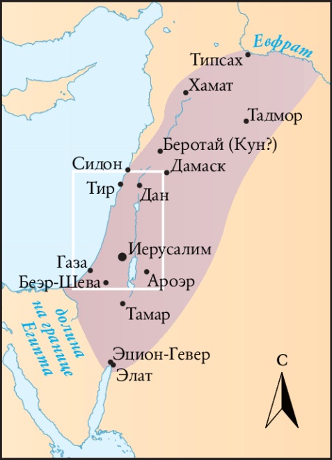 Границы (во время Соломона)