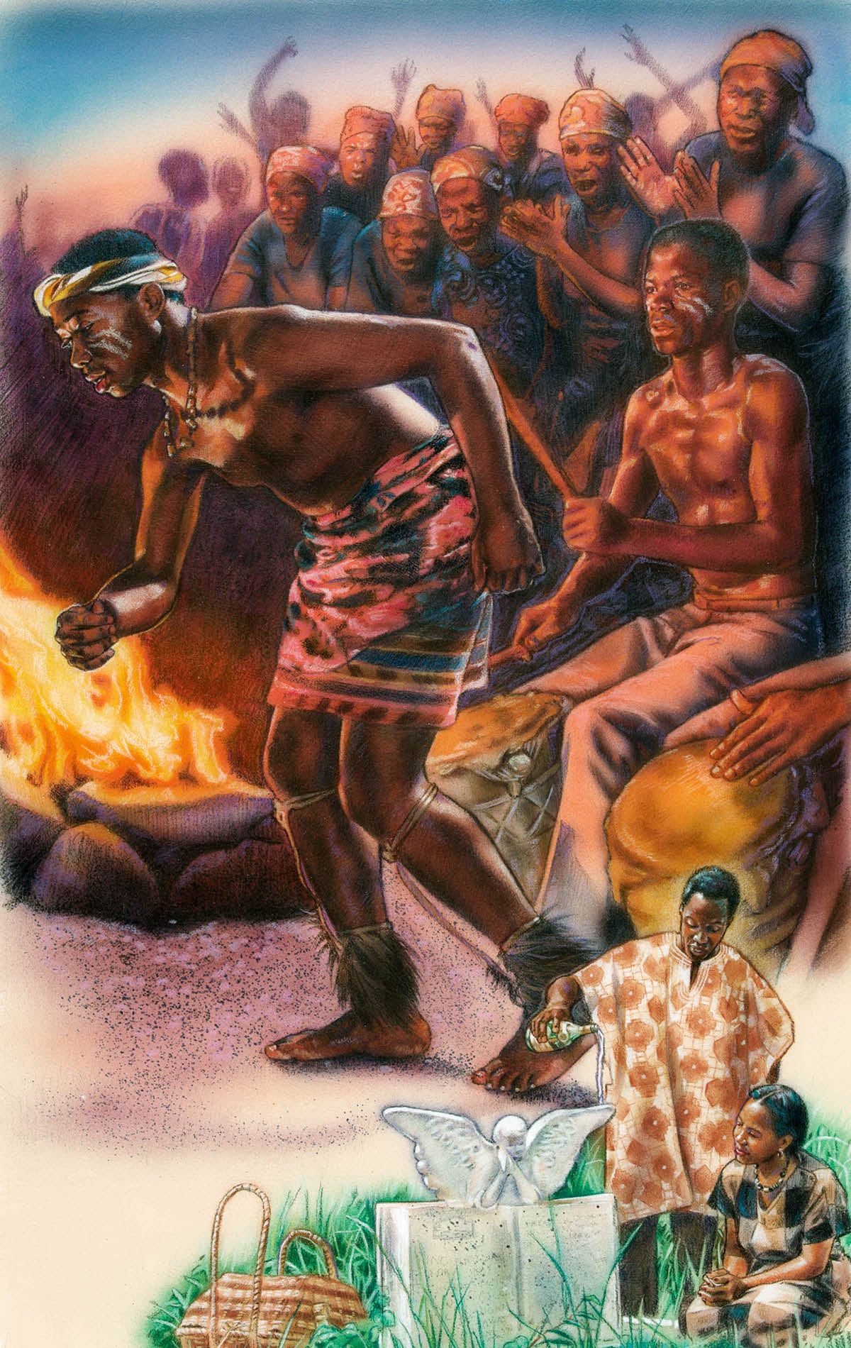 Обычаи, основанные на поверье, что мертвые могут наблюдать за живыми