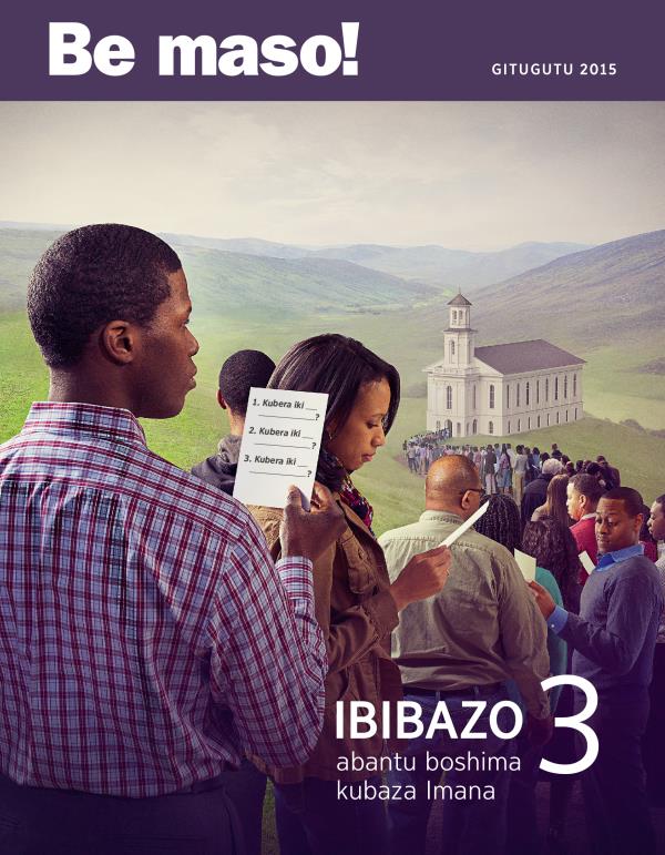Igipfukisho c’ikinyamakuru Be maso!, Gitugutu 2015 | Ibibazo 3 abantu boshima kubaza Imana
