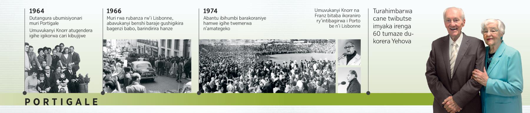 Douglas Guest ari muri Portigale mu 1964, ari kuri sentare mu 1966, ari kw’ikoraniro mu 1974, ari kumwe n’umukenyezi wiwe Mary