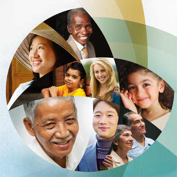 People of different ages, races, and backgrounds