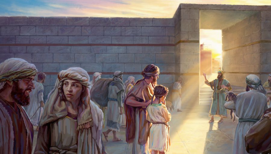 Ézéchiel na babâ ti lo na temple