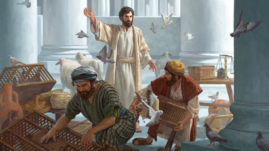 Jésus atomba azo ti kango ye na yâ ti temple na gigi. Ala yeke gi ti gbu anyama ti ala na aye ti ala ti sigi na ni.