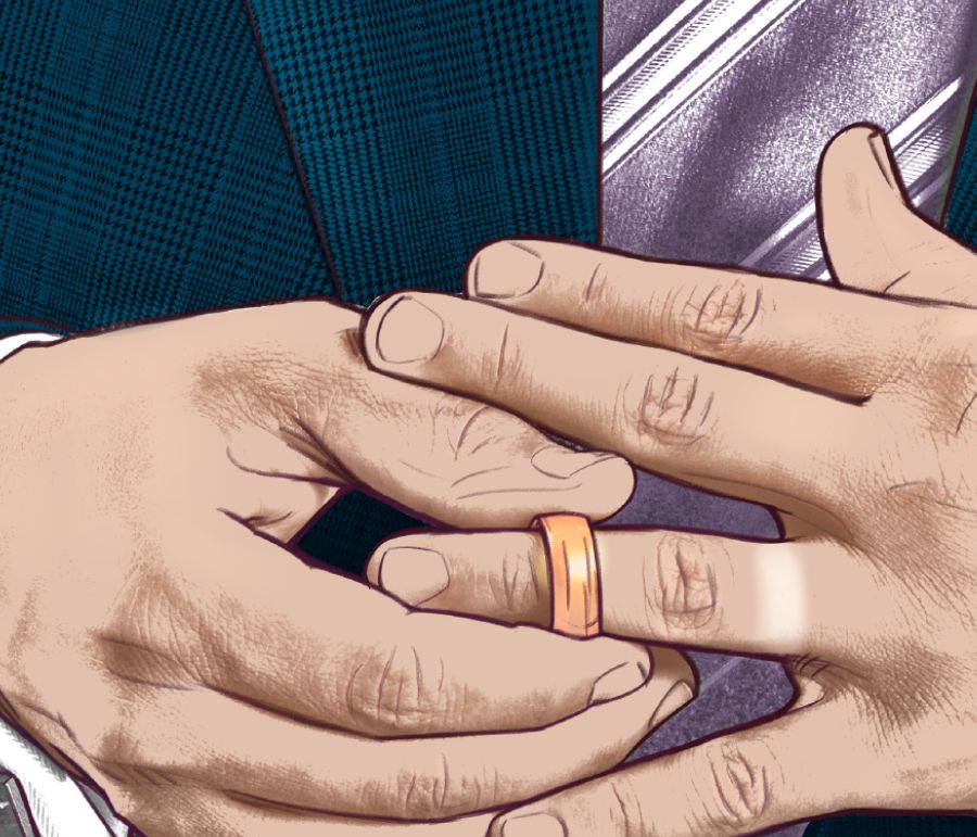 Mbeni koli angbâ ti zi bague ti mariage ti lo