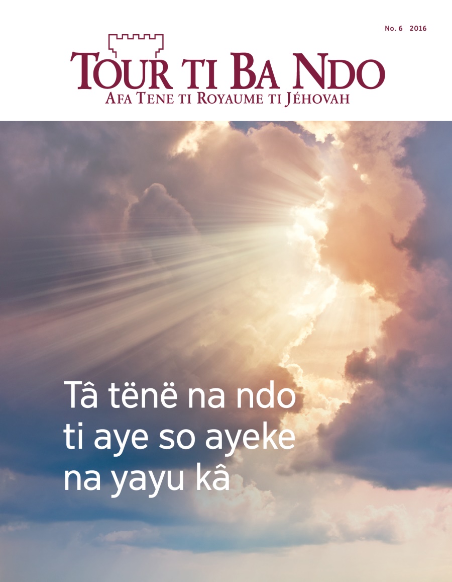 Tour ti Ba Ndo, No. 6 2016 | Tâ tënë na ndo ti aye so ayeke na yayu kâ