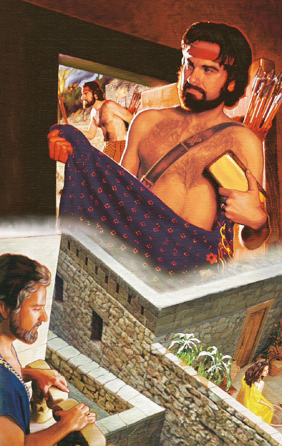 ආකාන් රත්තරන් පොල්ලක් හොරෙන් ගත්තා; දාවිත් බැත්ෂෙබා දිහා බලාගෙන ඉන්නවා