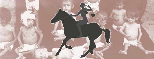 කලු පැහැති අශ්වයා සහ කුසගින්නේ සිටින දරුවන්