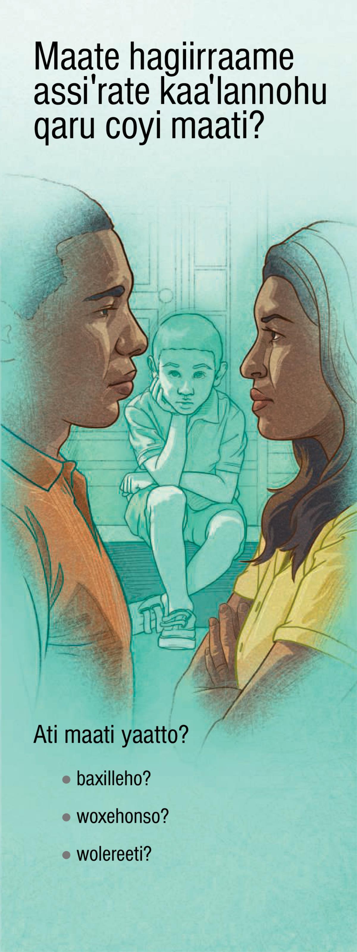 Maate Hagiirraame Assiꞌrate Kaaꞌlannohu Qaru Coyi Maati?