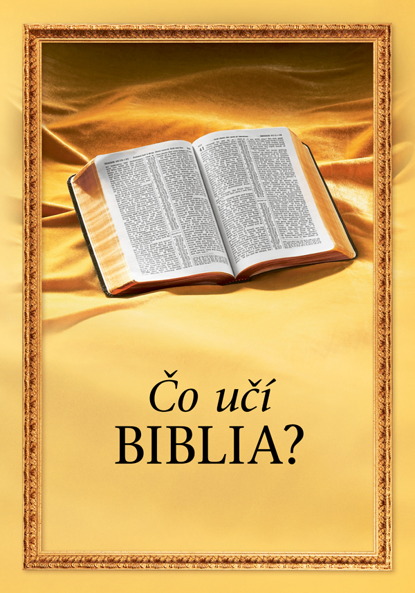 Otvorená Biblia a názov knihy: „Čo učí Biblia?“