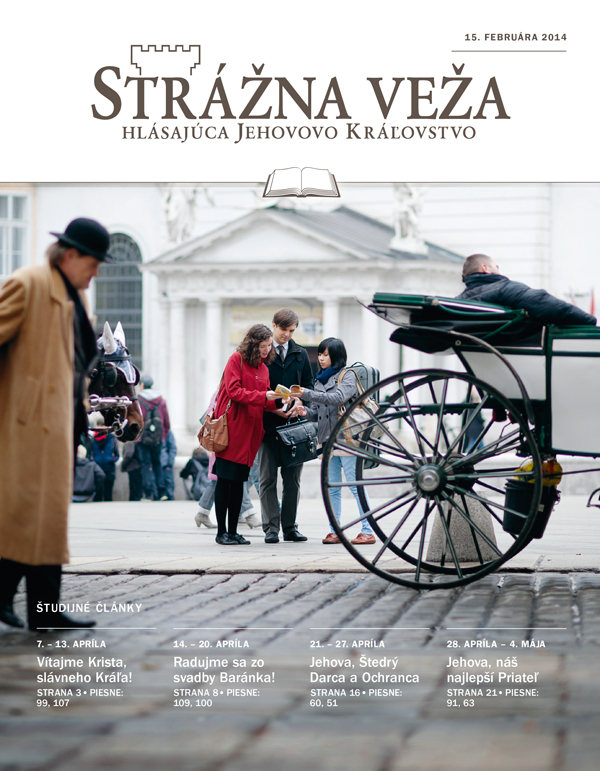 Jehovovi svedkovia pri vydávaní svedectva