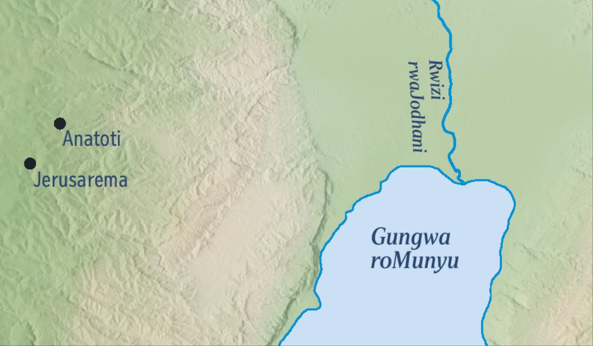 Mepu iri kuratidza pane Jerusarema uye kuAnatoti kwaigara Jeremiya