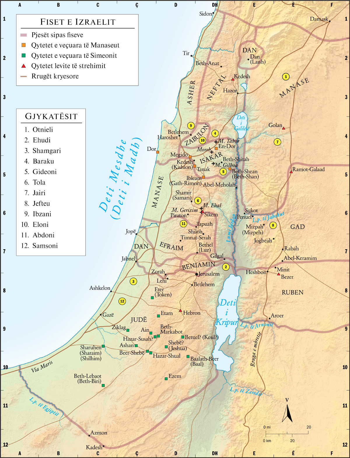 Fiset e Izraelit dhe  gjykatësit