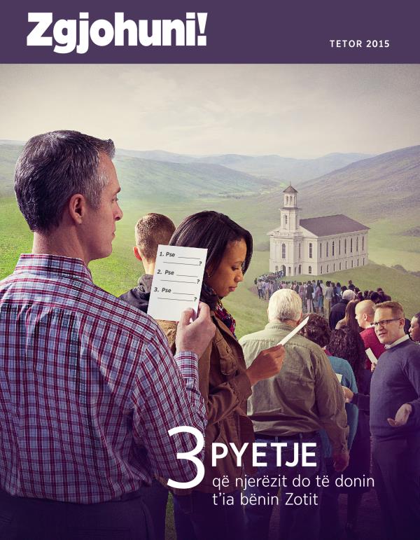 Kopertina e revistës Zgjohuni!, tetor 2015 | 3 pyetje që njerëzit do të donin t’ia bënin Zotit