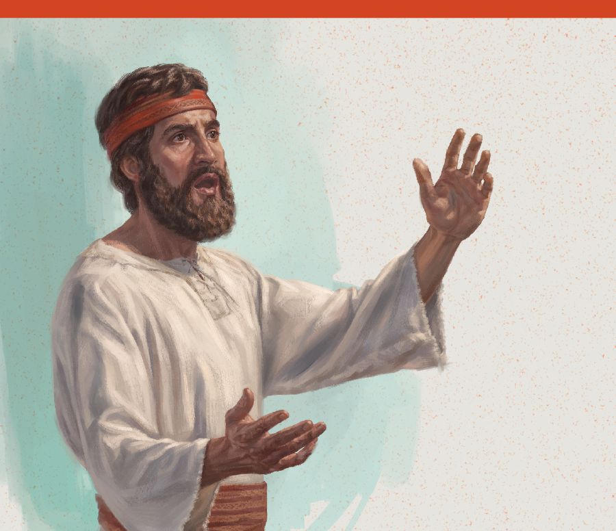 Ezekieli duke shpallur një paralajmërim të Jehovait.