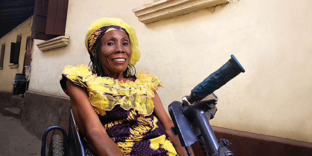 Jay Campbell o bososetse a lutse ka har’a wheelchair ea hae.