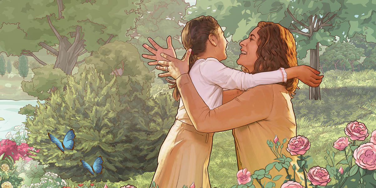 ’Mè o amohela morali oa hae ea tsositsoeng lefatšeng le lecha.